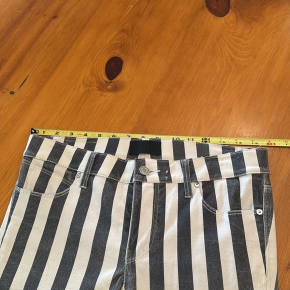 RtA Kiki Striped kick flare leather pants - Picture 6 of 17